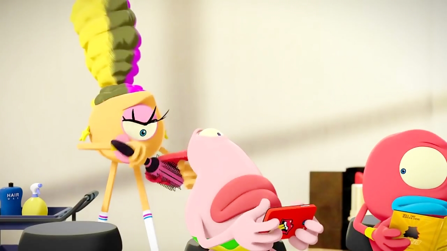 انیمیشن هیولاهای کوچولو - قسمت 36 - آرایش مو